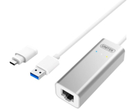 Unitek Adapter USB, USB-C - RJ-45 (Gigabit Ethernet) - 385727 - zdjęcie 1